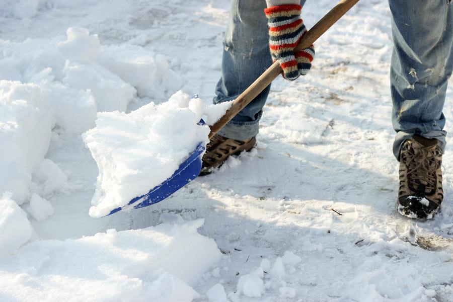 snow shoveling services